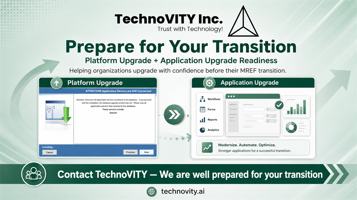 TRIRIGA Platform and Application Upgrade